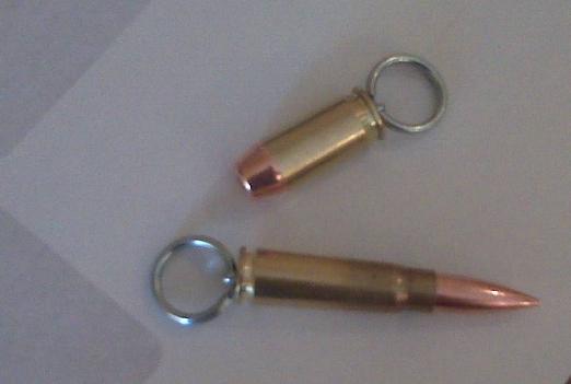 9MM keychain, 1 each